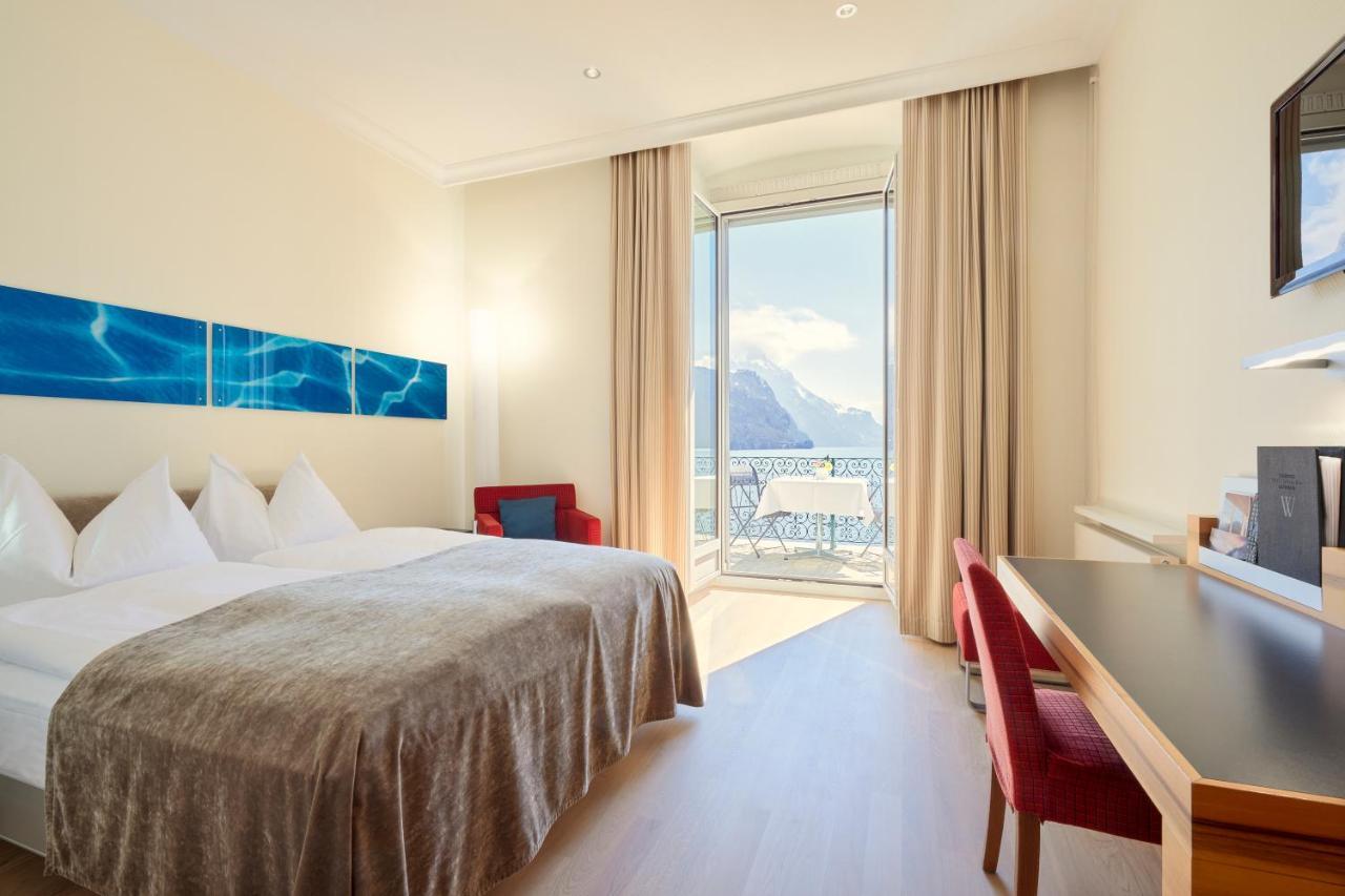 Seehotel Waldstätterhof Swiss Quality Brunnen Exteriör bild