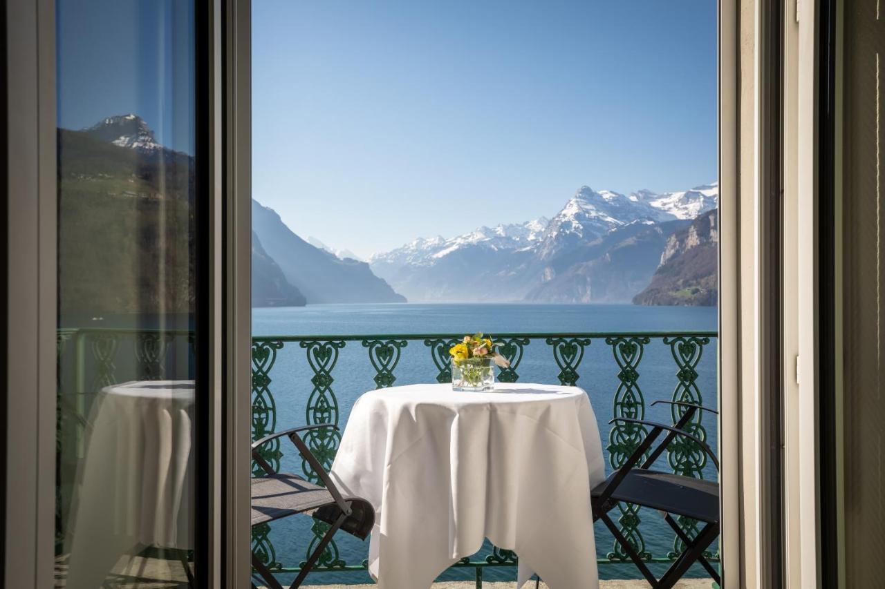 Seehotel Waldstätterhof Swiss Quality Brunnen Exteriör bild