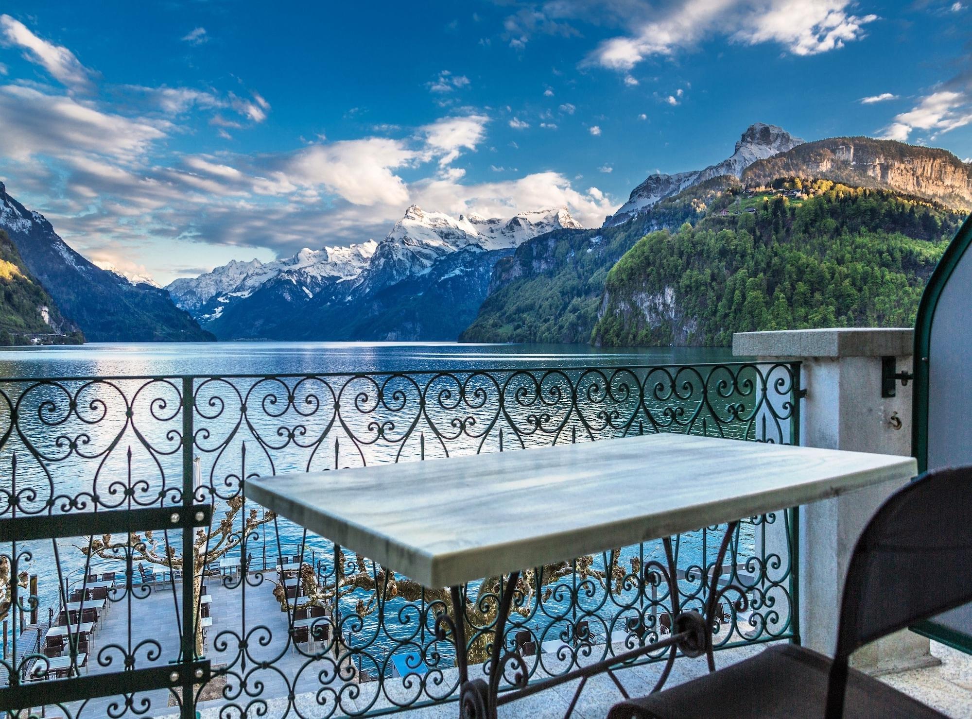 Seehotel Waldstätterhof Swiss Quality Brunnen Exteriör bild