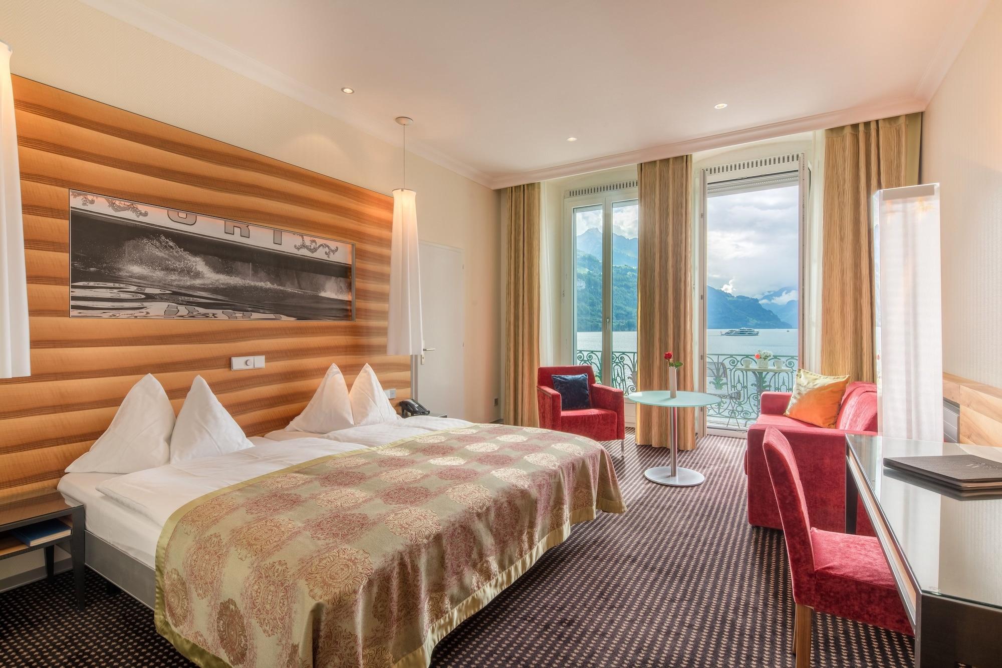 Seehotel Waldstätterhof Swiss Quality Brunnen Exteriör bild